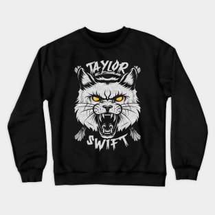 Angry Cat Swift Crewneck Sweatshirt